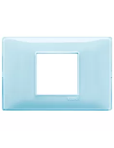 Vimar Plana 14652.45 Reflex Acqua Plaque centrale à 2 modules